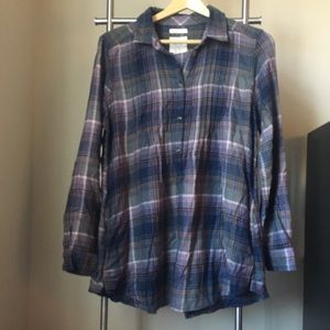 American Eagle Plaid Tunic Size m